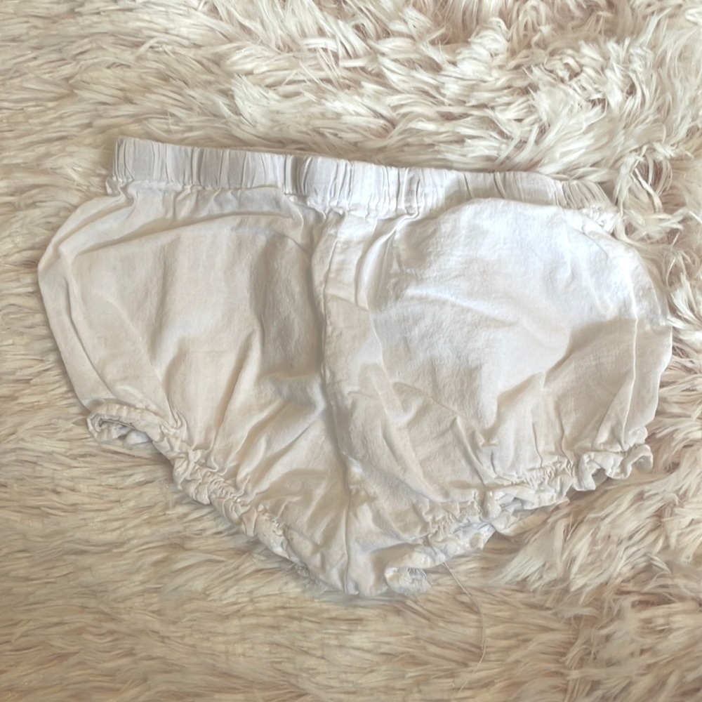 Baby girls white “panty”